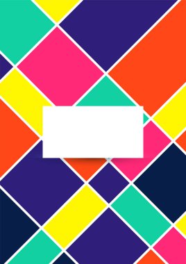 Modern bauhaus memphis colorful abstract design background