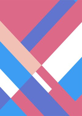 Vintage bauhaus memphis geometric colorful abstract design background