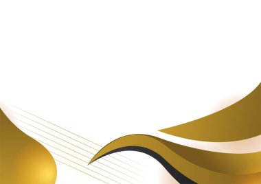 Abstract luxury gradient black and gold presentation design background