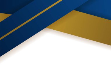 Abstract blue and gold presentation background design