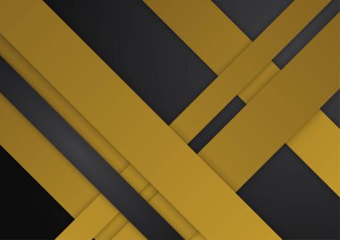 Abstract luxury gradient black and gold presentation design background