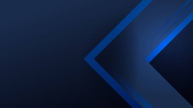 Modern shiny realistic dark blue black with shadow abstract design presentation background. Technology network vector illustration for banner, cover, web, flyer, card, poster, texture, slide, magazine