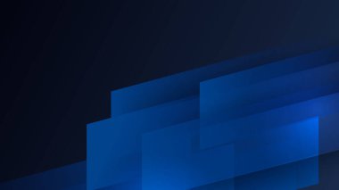 Modern shiny realistic dark blue black with shadow abstract design presentation background. Technology network vector illustration for banner, cover, web, flyer, card, poster, texture, slide, magazine