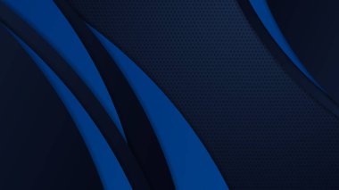 Soyut mavi ve siyah arkaplan