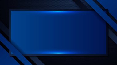 Soyut mavi ve siyah arkaplan