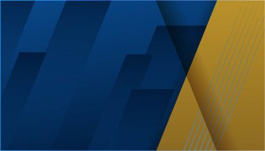 Soyut Mavi ve Altın Arkaplan