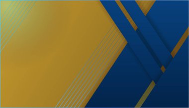 Soyut Mavi ve Altın Arkaplan