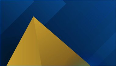 Soyut Mavi ve Altın Arkaplan