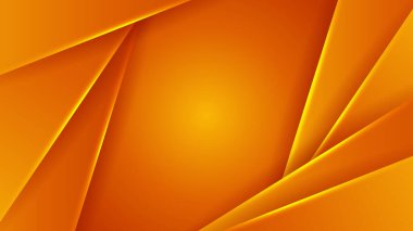 Posterler, afişler, iniş sayfası konsepti resmi için geometrik yaratıcı ve minimal gradyan kavramlara sahip soyut minimal turuncu arkaplan.