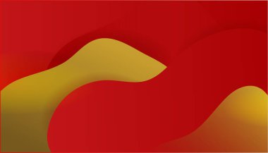 Soyut kırmızı ve altın arkaplan