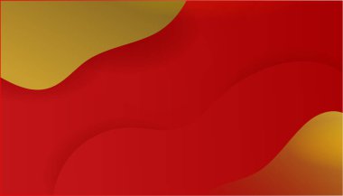 Soyut kırmızı ve altın arkaplan