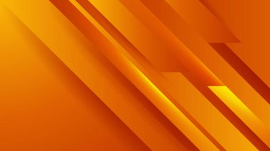 Posterler, afişler, iniş sayfası konsepti resmi için geometrik yaratıcı ve minimal gradyan kavramlara sahip soyut minimal turuncu arkaplan.