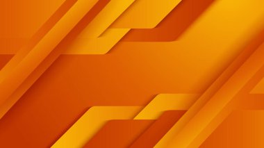 Posterler, afişler, iniş sayfası konsepti resmi için geometrik yaratıcı ve minimal gradyan kavramlara sahip soyut minimal turuncu arkaplan.
