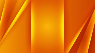 Posterler, afişler, iniş sayfası konsepti resmi için geometrik yaratıcı ve minimal gradyan kavramlara sahip soyut minimal turuncu arkaplan.