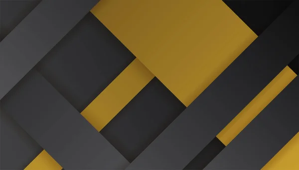 Luxus Schwarzes Gold Hintergrund Elegantes Banner Zur Präsentation Von Unternehmen — Stockvektor