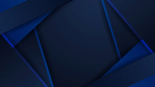 Fondo Azul Negro Abstracto — Vector de stock