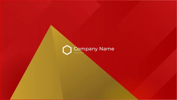 Luxury Dark Red Gold Background Elegant Business Presentation Banner Vector — Stockový vektor