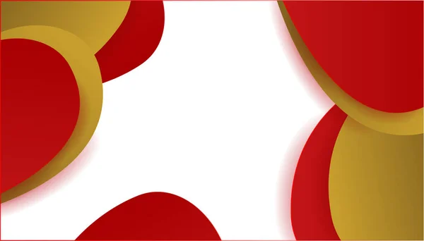Абстрактний Червоний Золотий Фон — стоковий вектор