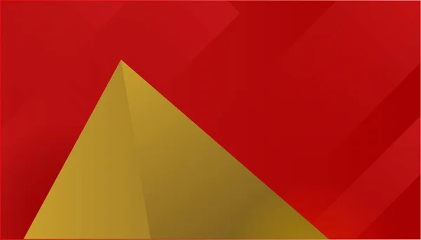 Abstract Rode Gouden Achtergrond — Stockvector