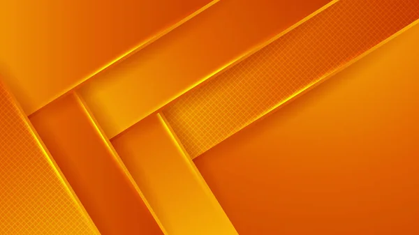 ポスター バナー ランディングページのコンセプトイメージのための幾何学的創造性と最小勾配の概念を持つ抽象最小オレンジの背景 — ストックベクタ