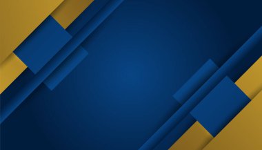 Soyut Mavi ve Altın Arkaplan