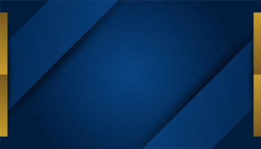 Soyut Mavi ve Altın Arkaplan