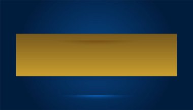 Soyut Mavi ve Altın Arkaplan