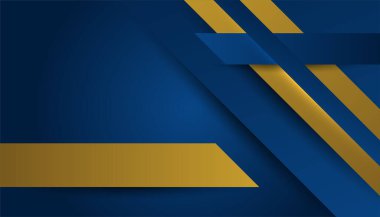 Soyut Mavi ve Altın Arkaplan