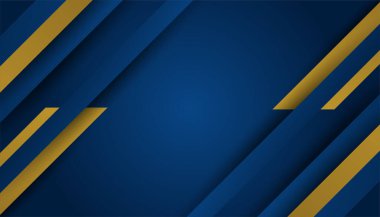 Soyut Mavi ve Altın Arkaplan