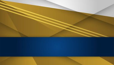 Soyut Mavi ve Altın Arkaplan