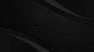 Modern minimalist soyut tasarım kavramına sahip siyah arkaplan