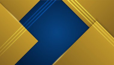 Soyut Mavi ve Altın Arkaplan