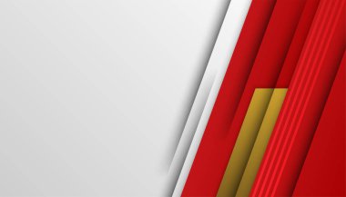 Soyut kırmızı ve altın arkaplan