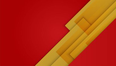 Soyut kırmızı ve altın arkaplan