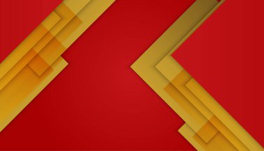 Soyut kırmızı ve altın arkaplan