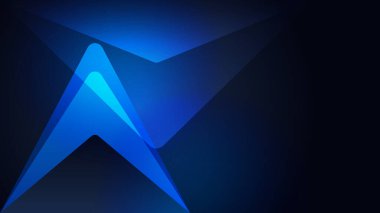 Abstract modern blue and black background. Vector illustration design for presentation, banner, cover, web, flyer, card, poster, wallpaper, texture, slide, magazine, and powerpoint.