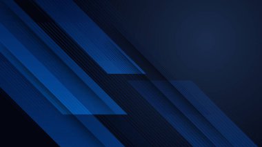 Abstract modern blue and black background. Vector illustration design for presentation, banner, cover, web, flyer, card, poster, wallpaper, texture, slide, magazine, and powerpoint.