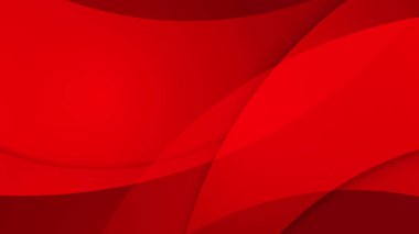 Abstract red vector background with stripes dots circles waves