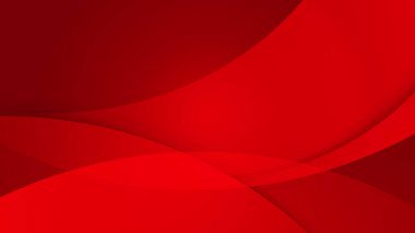 Abstract red vector background with stripes dots circles waves