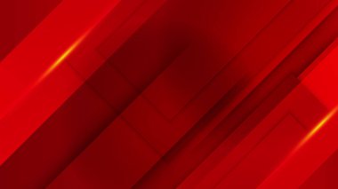 Abstract red vector background with stripes dots circles waves