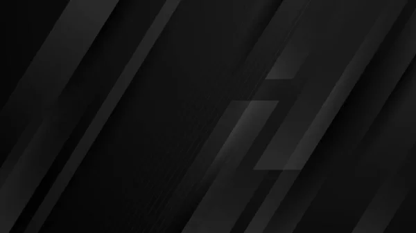 Fondo Presentación Negro Con Concepto Diseño Abstracto Minimalista — Vector de stock