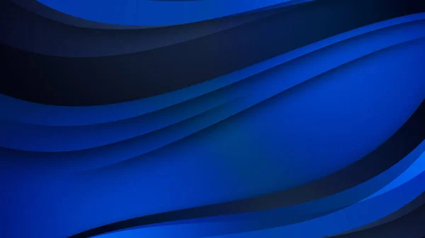 Абстрактный Современный Синий Черный Фон Векторный Дизайн Иллюстраций Презентации Баннера — стоковый вектор
