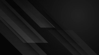 Basit minimalist kurumsal tasarım ile siyah arkaplan