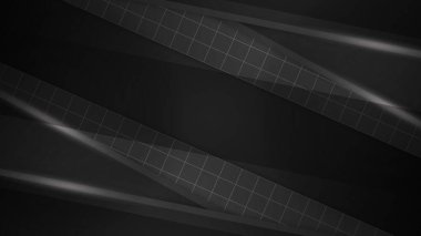 Basit minimalist kurumsal tasarım ile siyah arkaplan