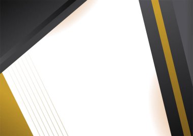 Abstract luxury gradient black and gold presentation design background