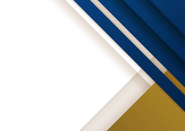 Abstract blue and gold presentation background design