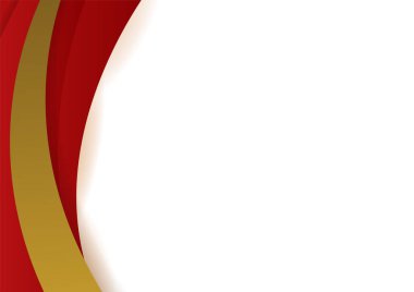Abstract red and gold presentation design background