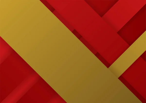 Abstract Red Gold Presentation Design Background — Vetor de Stock