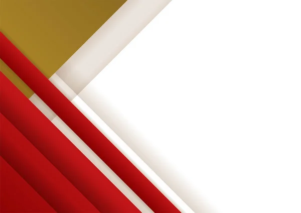 Абстрактный Красный Золотой Фон Презентации — стоковый вектор
