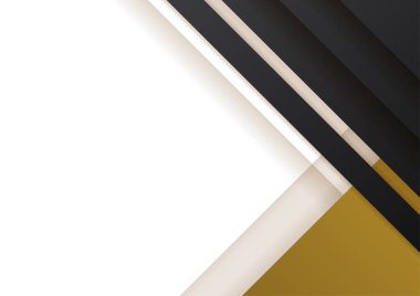 Abstract luxury gradient black and gold presentation design background